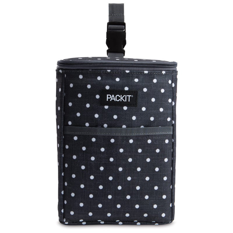 PackIt Freezable Double Bottle Bag, Built with EcoFreeze Technology, Collapsible, Reusable, Zip Closure, Buckle Handle, Perfect for Breastmilk and Formula On the Go - Image 1